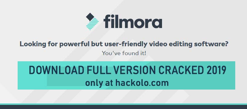 Filmora crack patch download